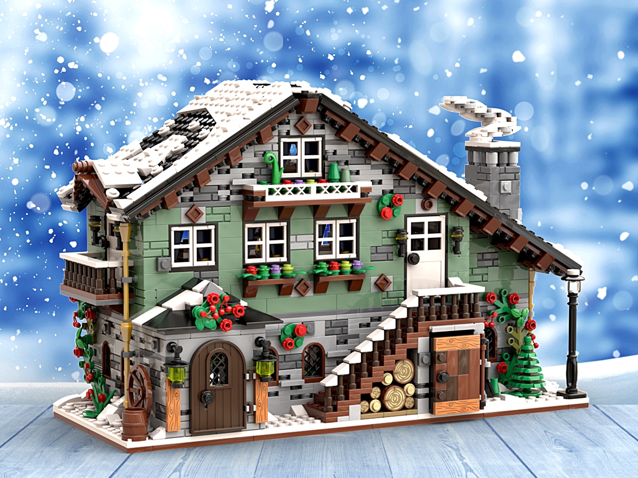 Lego discount ski chalet