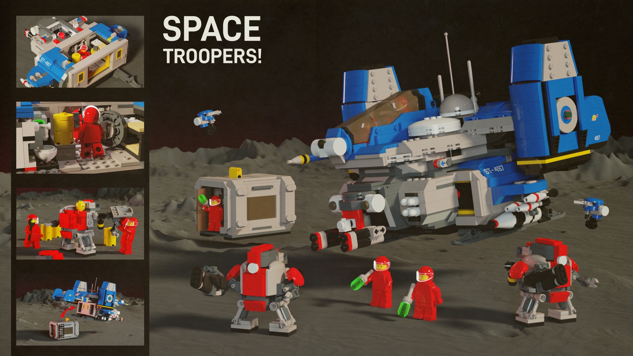 Lego cheap space troopers