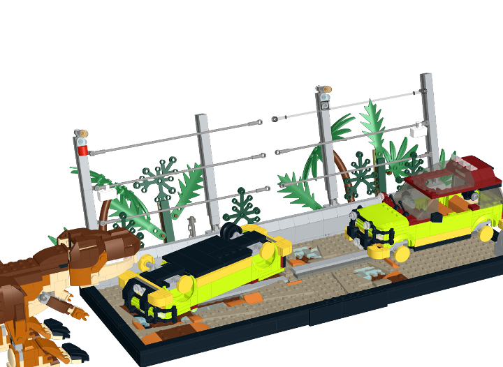 りリンク 76956 T-rex Breakout from BrickLink Studio [BrickLink]