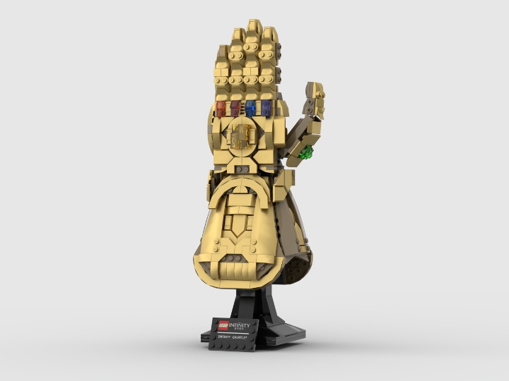 LEGO® Marvel™ Infinity Gauntlet (76191) from BrickLink Studio [BrickLink]