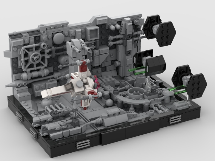 75329 Death Star™ Trench Run Diorama from BrickLink Studio [BrickLink]