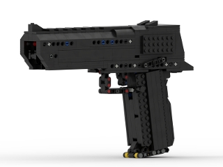 Working lego gun kit hot sale