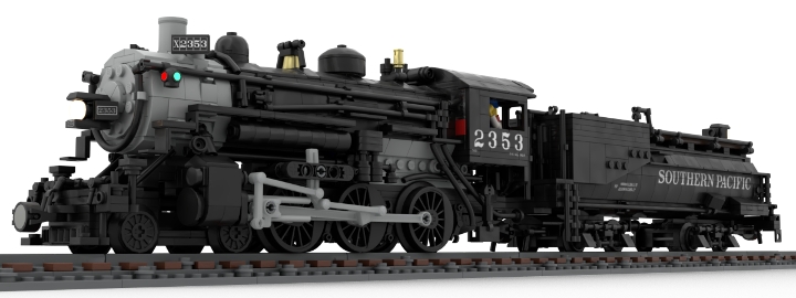 Southern Pacific Class 4-6-0 from BrickLink Studio