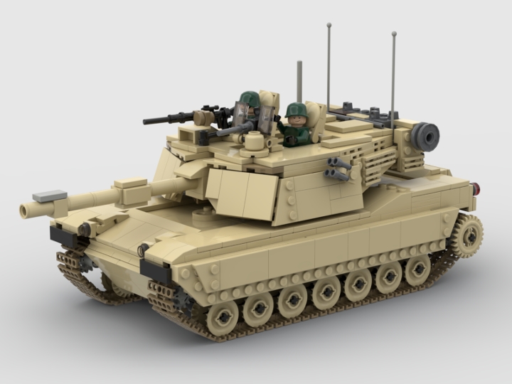 M1 Abrams Tank from BrickLink Studio [BrickLink]