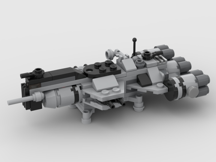 Micro-Scale Frigate from BrickLink Studio [BrickLink]