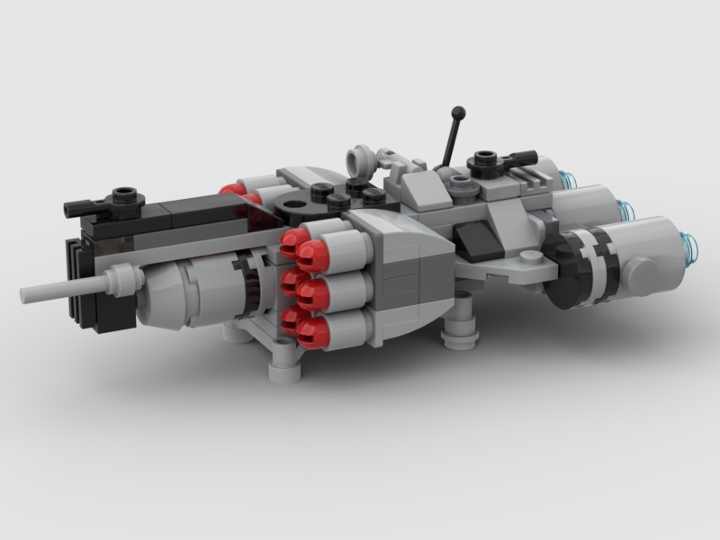 Micro-Scale Missile Frigate from BrickLink Studio [BrickLink]