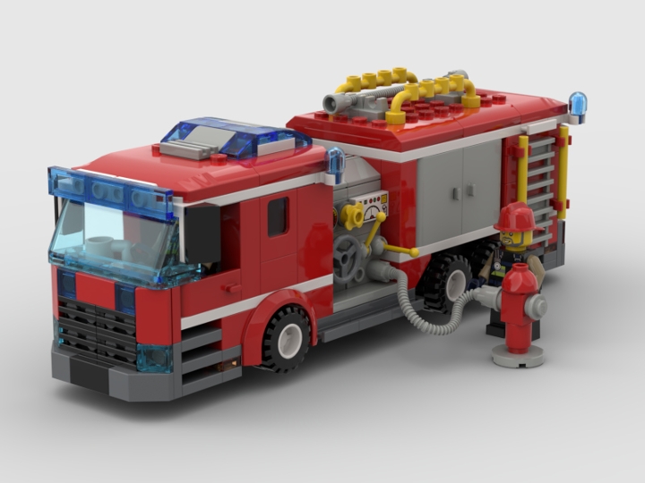 HeavyFireTruck02 from BrickLink Studio [BrickLink]