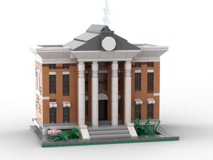 Back to the Future Clock Tower from BrickLink Studio [BrickLink]