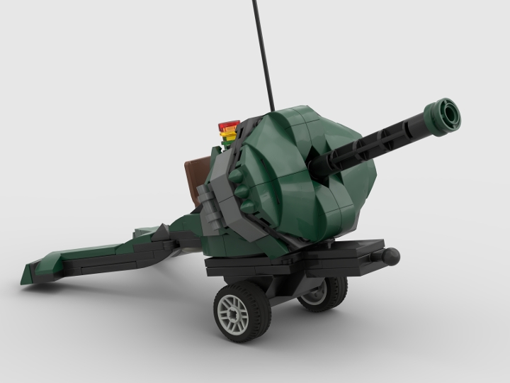 Transportable anti-tank Howitzer from BrickLink Studio [BrickLink]