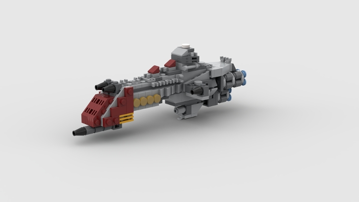 Warhammer 40k Mars Class Cruiser from BrickLink Studio [BrickLink]