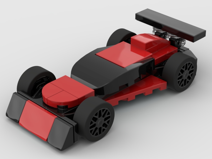 Red & Black Formula 1 Car from BrickLink Studio [BrickLink]