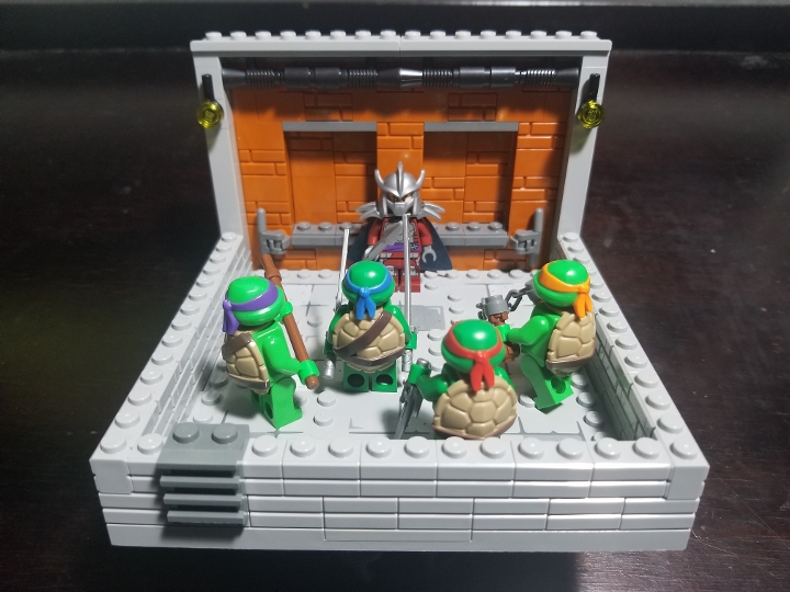 TMNT Rooftop Fight from BrickLink Studio [BrickLink]