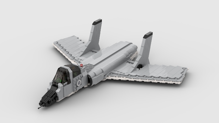 F-7U-8 Cutlass II from BrickLink Studio [BrickLink]