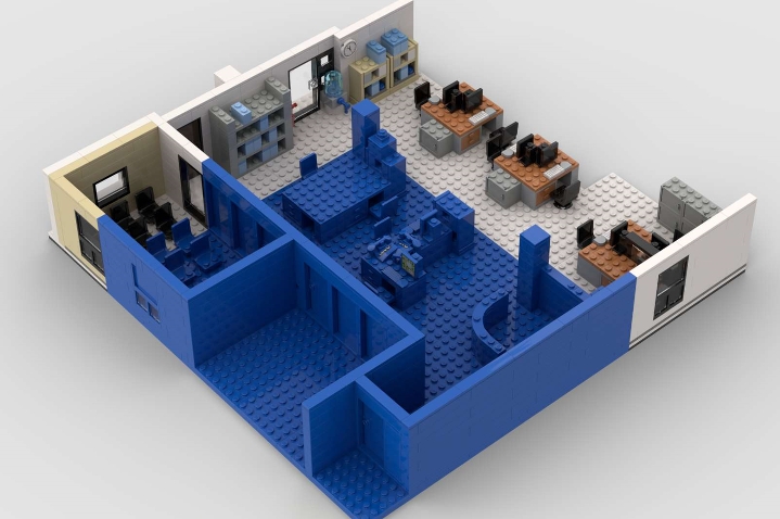 The office set 21336 Extension to the official set coming 2022 from  BrickLink Studio