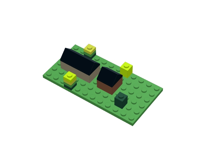 LEGO Ranch Landscape from BrickLink Studio [BrickLink]