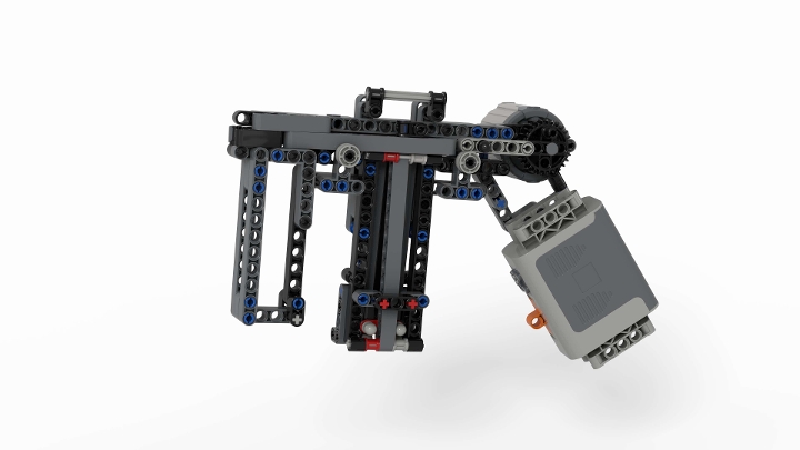 Lego machine gun (automatic) from BrickLink Studio [BrickLink]