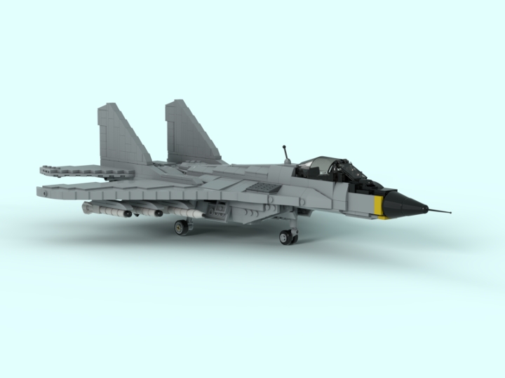 MiG-29 from BrickLink Studio [BrickLink]