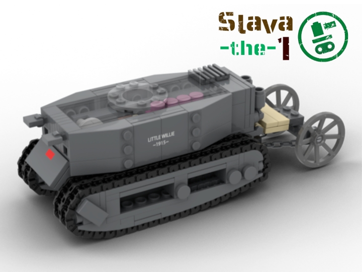 Little Willie Tank from BrickLink Studio [BrickLink]