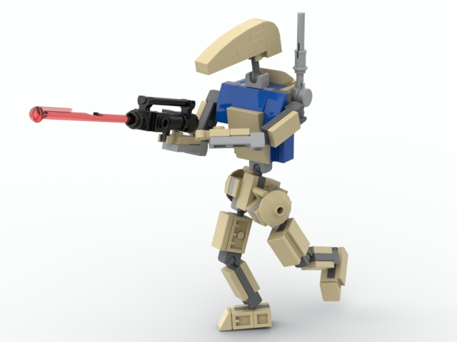 Posable Pilot Droid By Maus Bricks from BrickLink Studio [BrickLink]