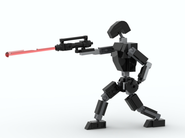 Posable Comando Droid By Maus Bricks from BrickLink Studio [BrickLink]