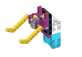Arm for Spike Droid Bot IV from BrickLink Studio [BrickLink]