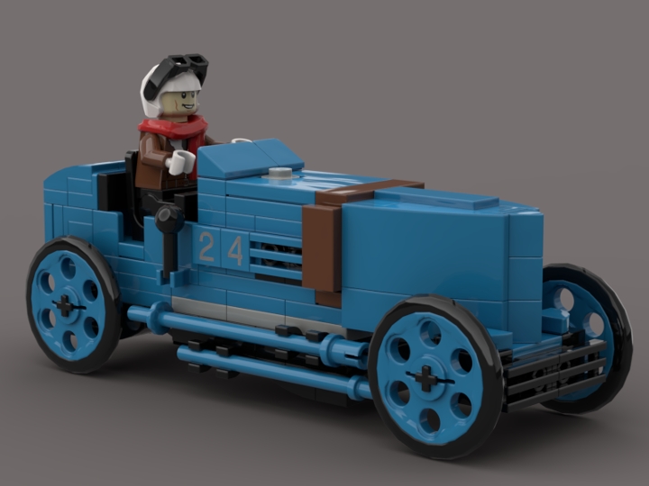 Gobron Brillie Land Speed Record 1904 from BrickLink Studio [BrickLink]