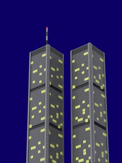 World Trade Center - Twin Towers (Unfinished) from BrickLink Studio ...