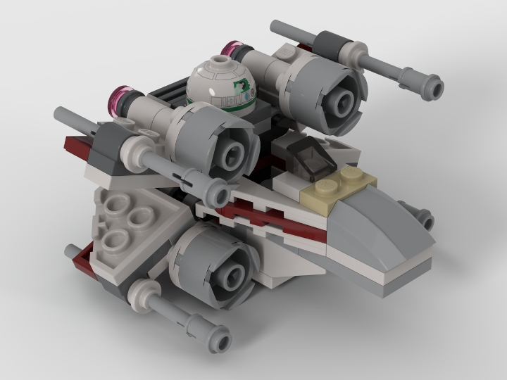 75032 X-Wing Fighter Microfighter from BrickLink Studio [BrickLink]