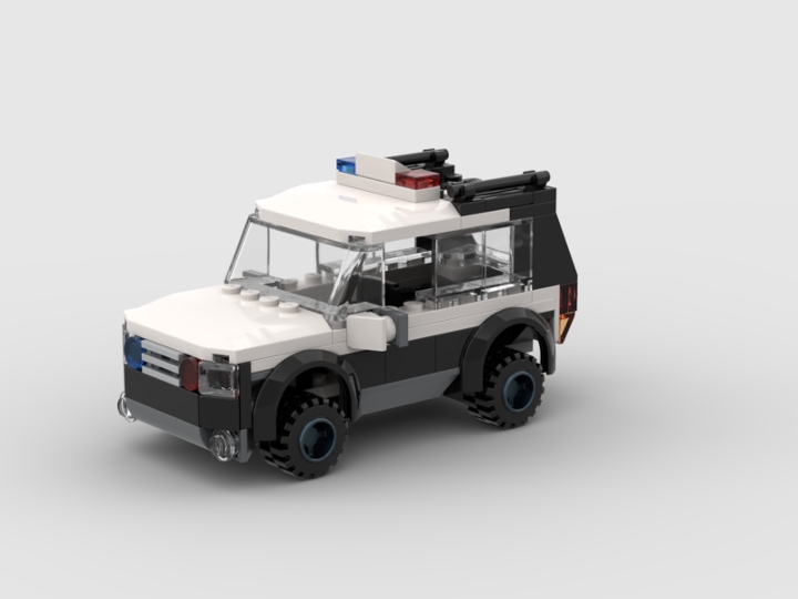 Ninjago City Police Department SUV from BrickLink Studio [BrickLink]