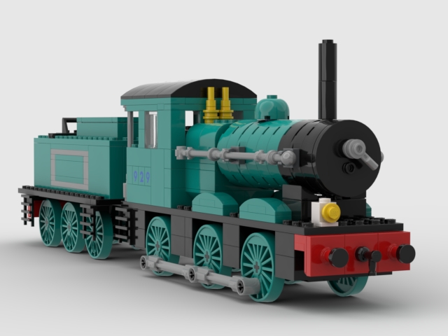 Locomotive #929 from BrickLink Studio [BrickLink]