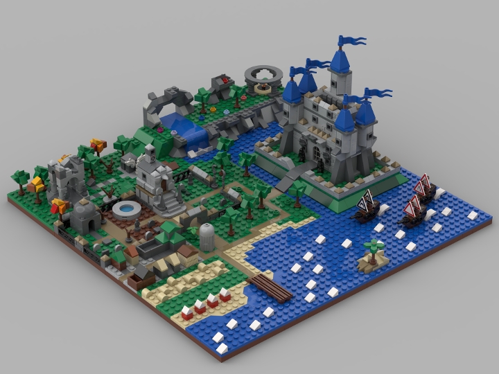 Micro Kingdom from BrickLink Studio [BrickLink]