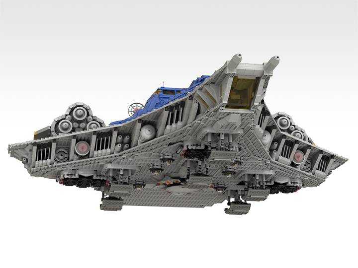 Nebula Class Space Cruiser from BrickLink Studio BrickLink