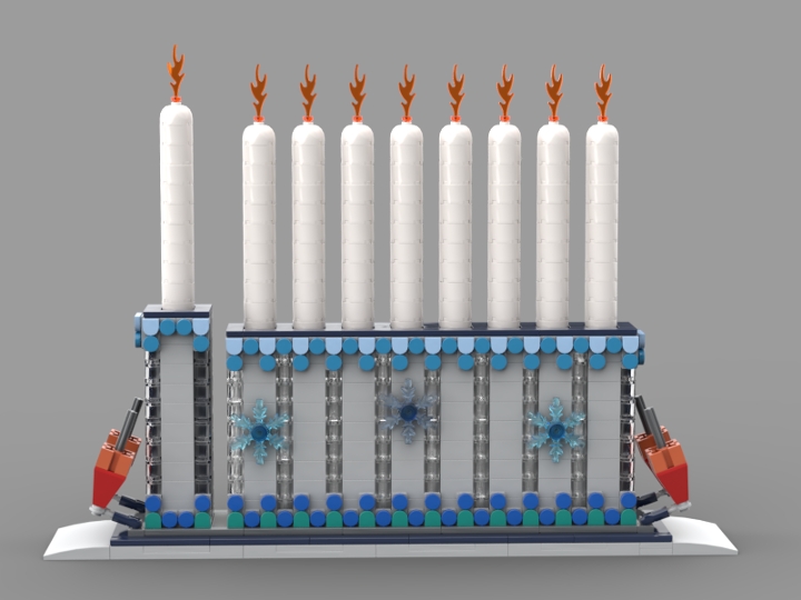 Menorah - Full Size from BrickLink Studio [BrickLink]
