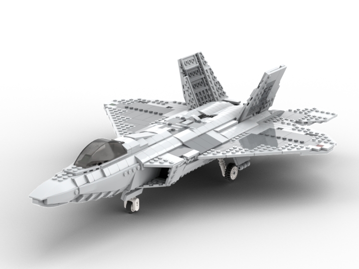 F-22 Raptor from BrickLink Studio [BrickLink]