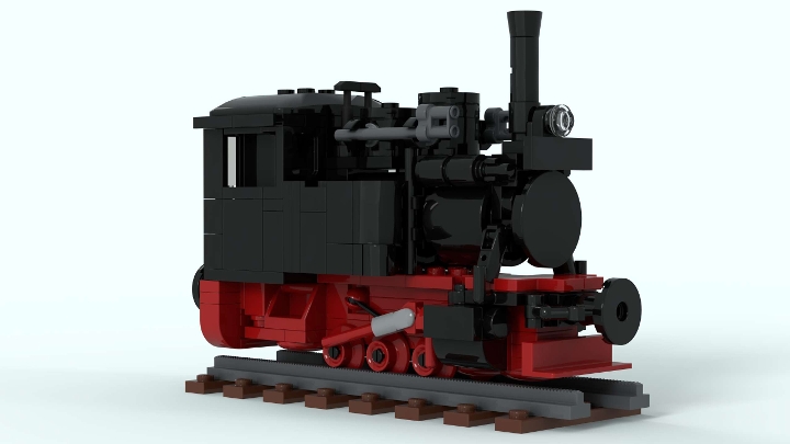 O&K KJI Nr.23 Steam Locomotive (NG) from BrickLink Studio [BrickLink]