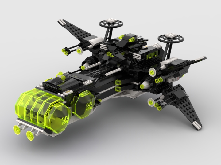 Blacktron II Stellar Voyager from BrickLink Studio [BrickLink]