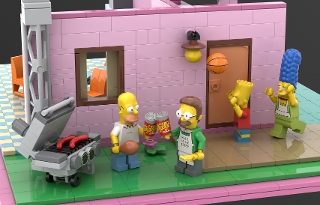 Bricklink best sale simpsons house