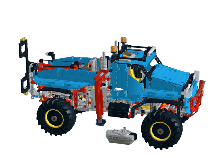 4 x 4 Tow Truck from BrickLink Studio [BrickLink]