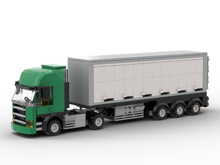 Curtainside Truck from BrickLink Studio [BrickLink]