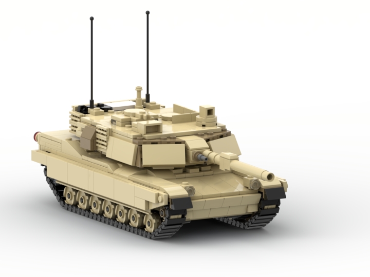 M1A2 Abrams with Download (Hopefully) from BrickLink Studio [BrickLink]