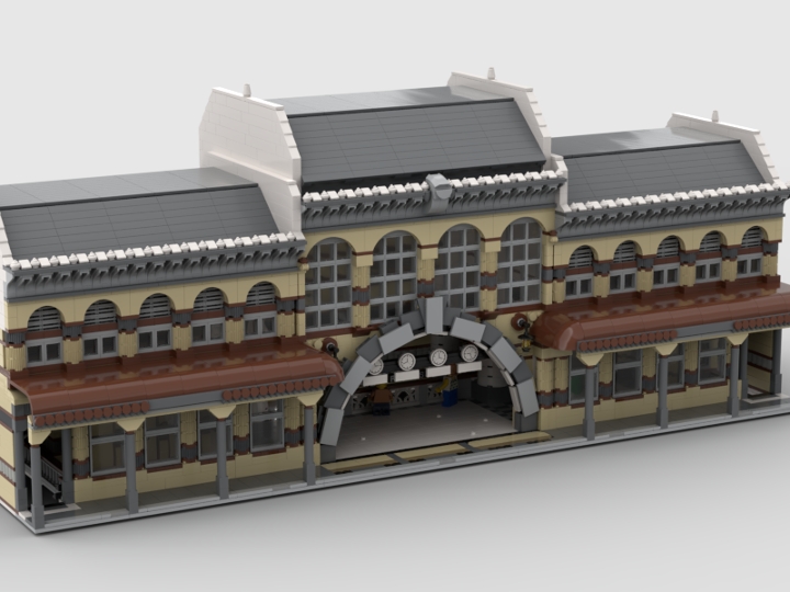 Grand Central Subway station from BrickLink Studio [BrickLink]