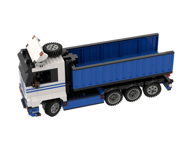 Scania R143 8x4 Hook Lift with Container from BrickLink Studio [BrickLink]