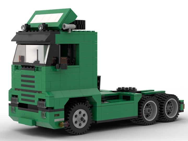 Scania R143 6x2 Tractor Unit from BrickLink Studio [BrickLink]