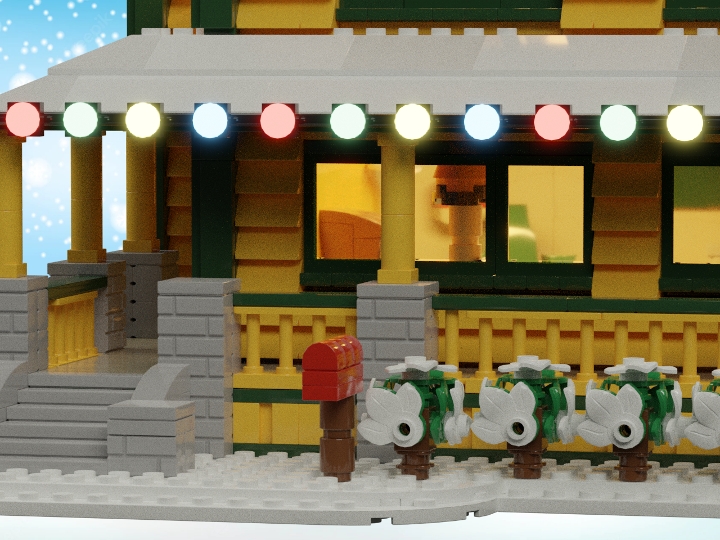 lego christmas story house