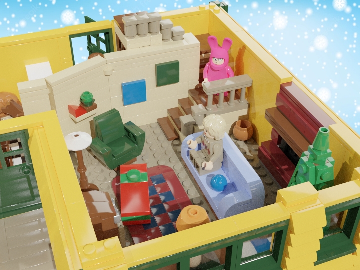 lego christmas story house