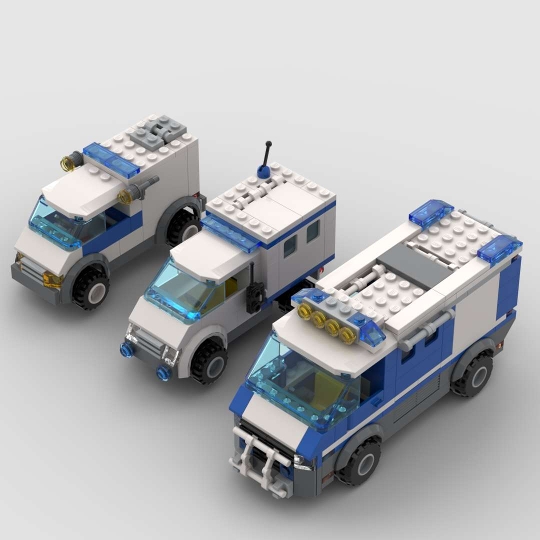 Police K9 Trucks from BrickLink Studio [BrickLink]