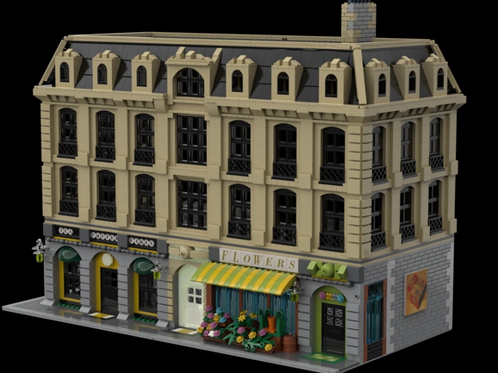 Batiment Fleuriste From Bricklink Studio [bricklink]