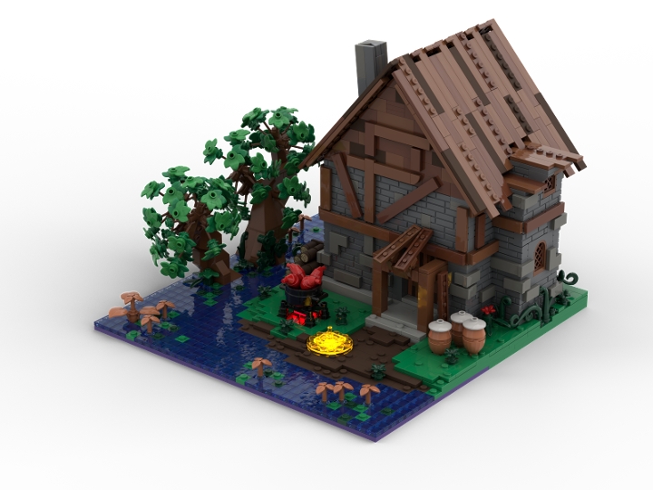 Eldenring Boilprawn Shack from BrickLink Studio [BrickLink]