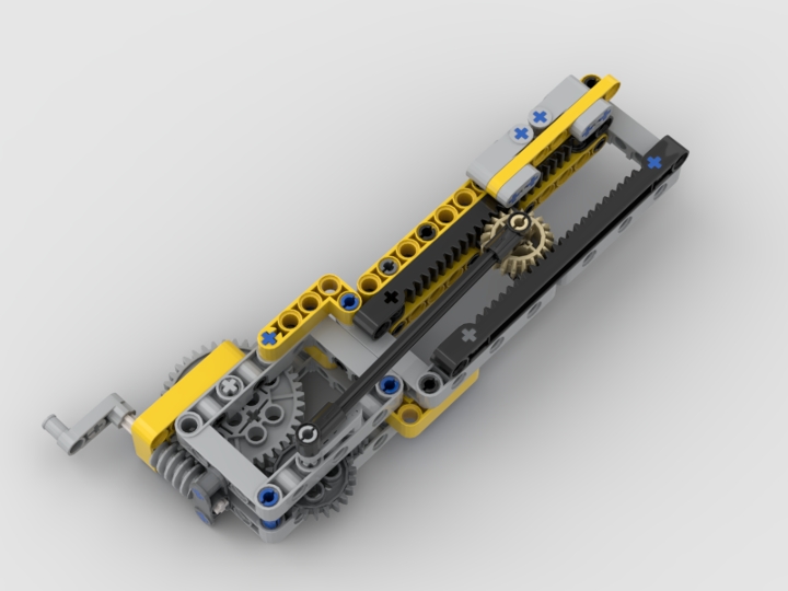 Educational Mechanism: oscillating rack from BrickLink Studio [BrickLink]