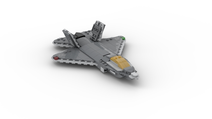 F22 Raptor from BrickLink Studio [BrickLink]